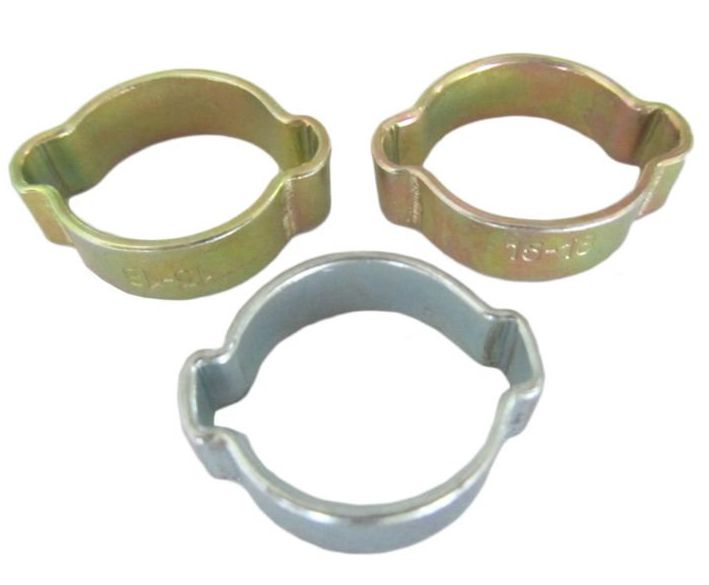 HOSE CLAMP DOUBLE EAR SS304 15-18MM X 8MM